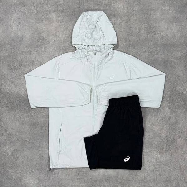 Asics Repel Windrunner Set White & Black
