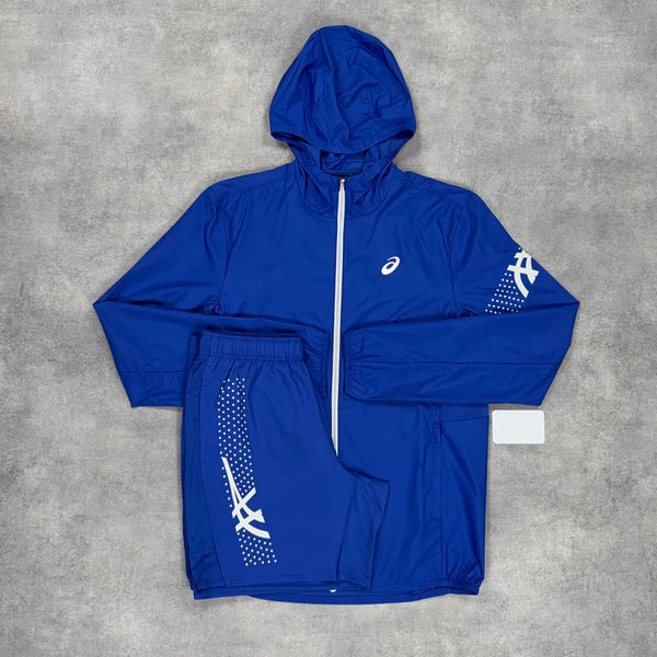 Asics Icon Windrunner Set Dark Cobalt Blue