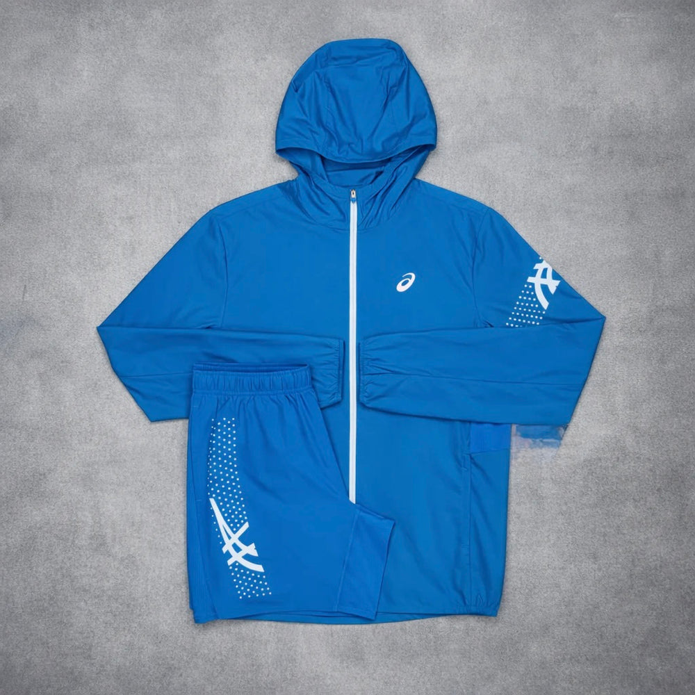 Asics Icon Windrunner Set Deep Blue