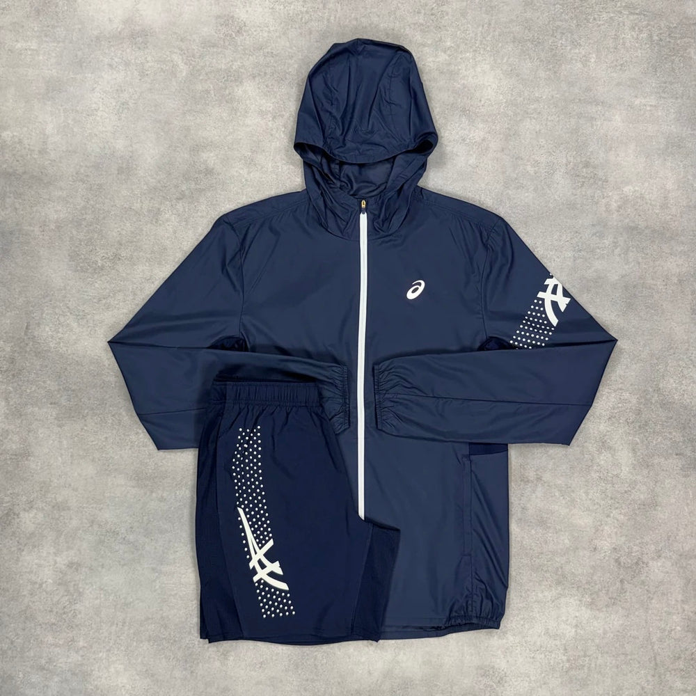Asics Icon Windrunner Set Navy