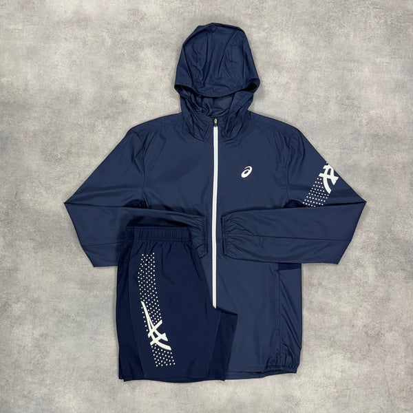 Asics Icon Windrunner Set Navy