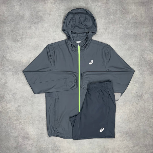 Asics Core Windrunner Set Grey/Green