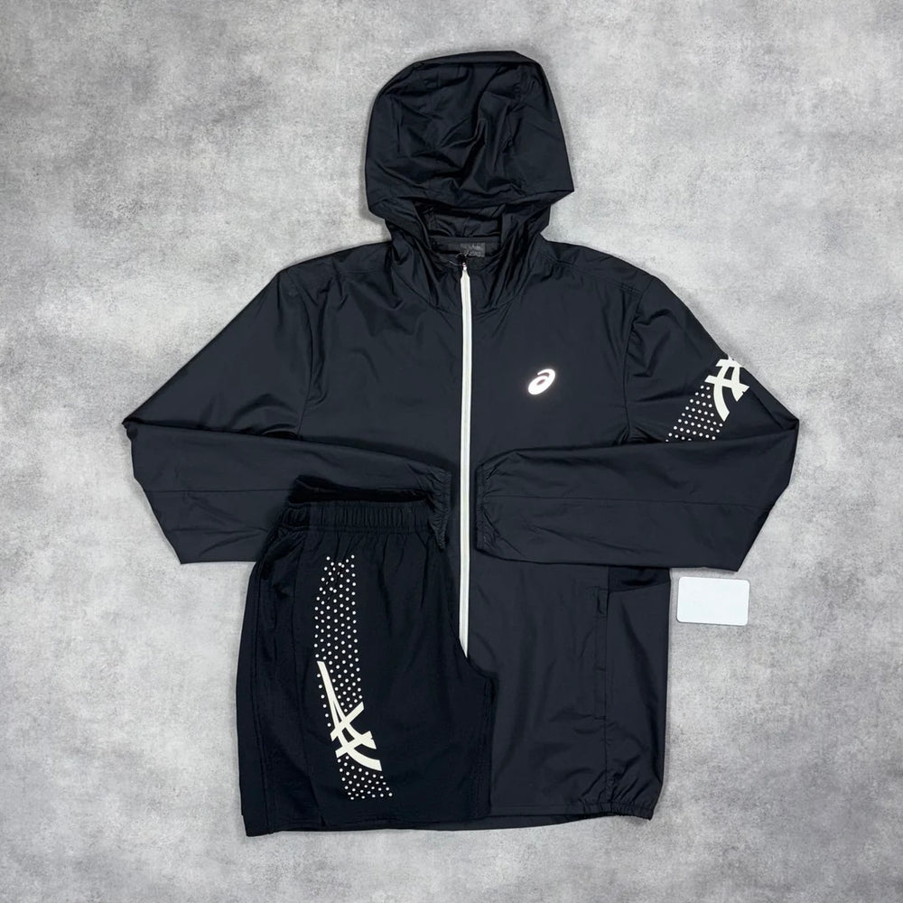 Asics Icon Windrunner Set Black