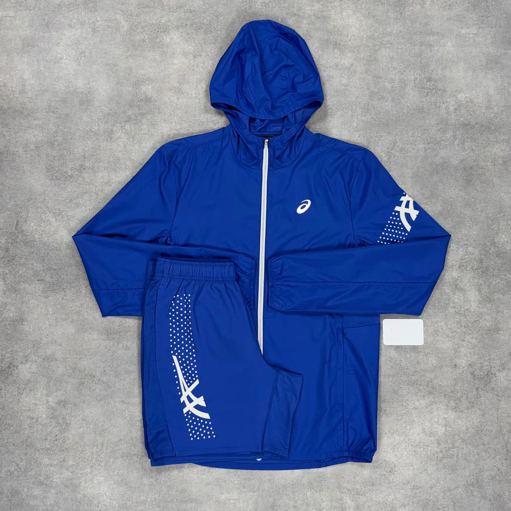 Asics Icon Windrunner Set Dark Cobalt Blue